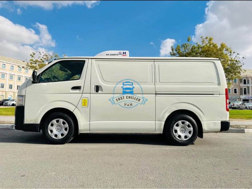 Freezer van with insulated body and cooling unit used for frozen deliveries in Dubai and Sharjah